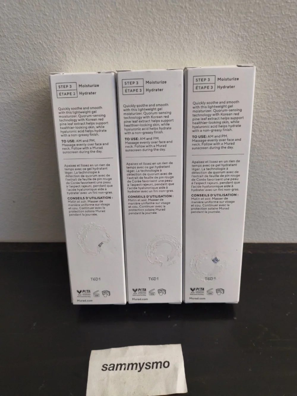 MURAD Clarifying Water Gel Moisturizer step 3, 2 oz x3